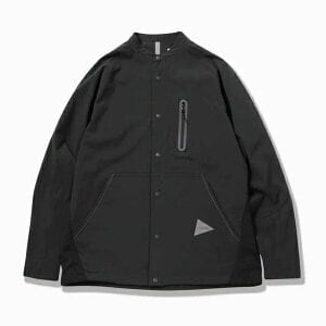 新品未使用and wander テックロングスリーブシャツ　ブラック  L