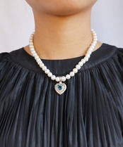 【KUWARTO】ブルートパーズパールネックレス/923996