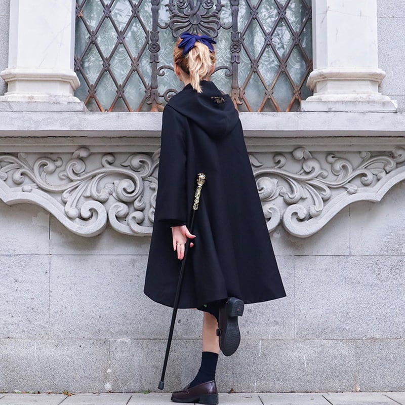 ゴスロリ通販 With U ジャンパースカート ミドル丈 ダブルボタン