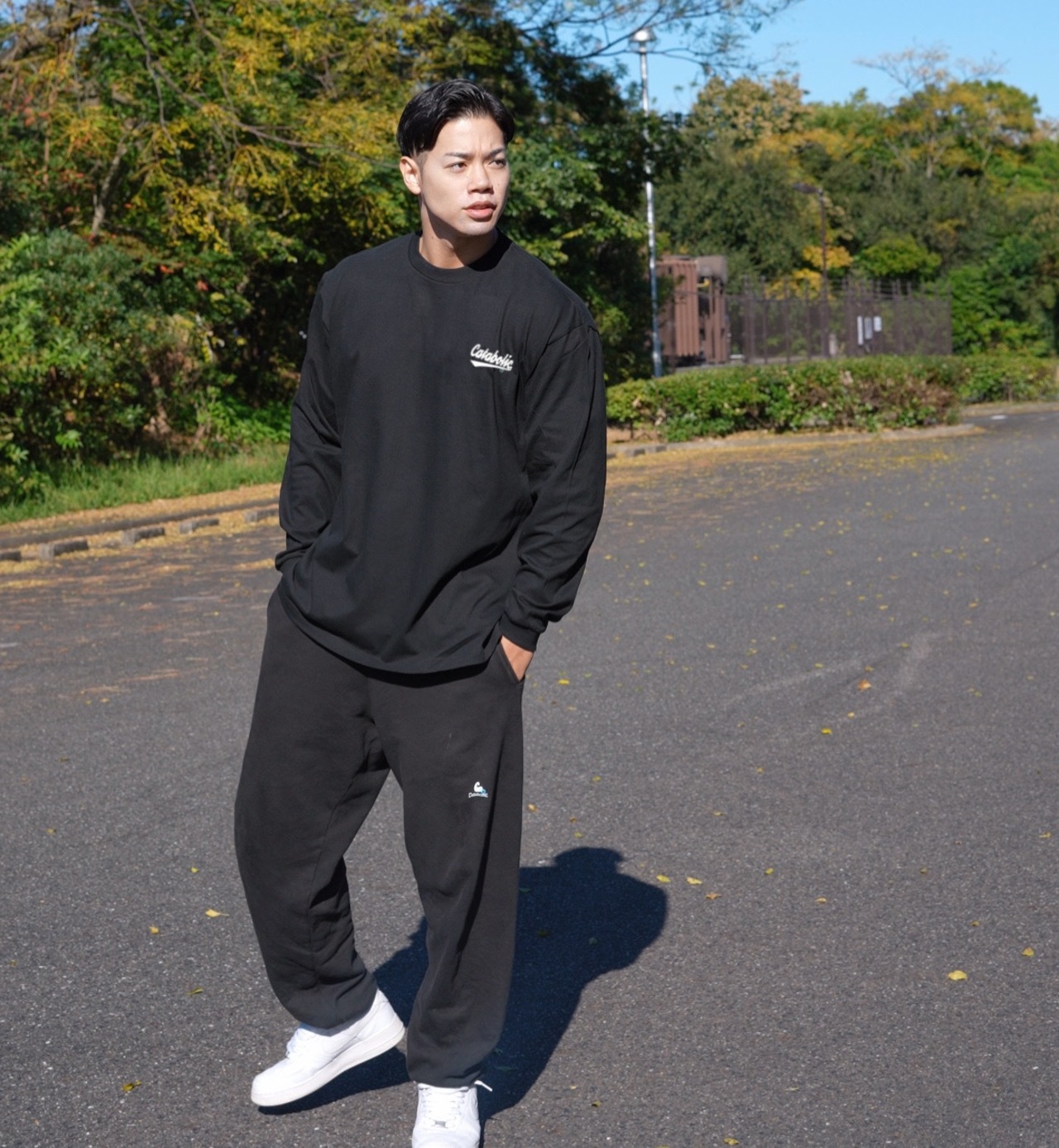 長袖Tシャツ カタボリック#1【ブラック】《S-XL》