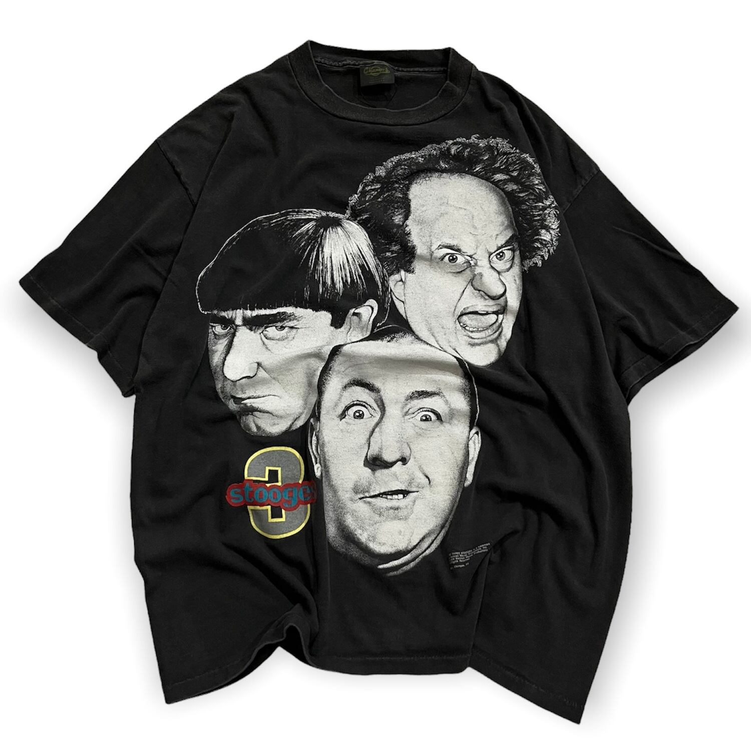 90年代 USA製【 三バカ大将 】The Three stooges プリントTシャツ 黒T ...