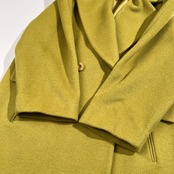 Les Copains レコパン カシミヤ アンゴラ混 コート サイズ 42 /ライムグリーン系/イタリア製