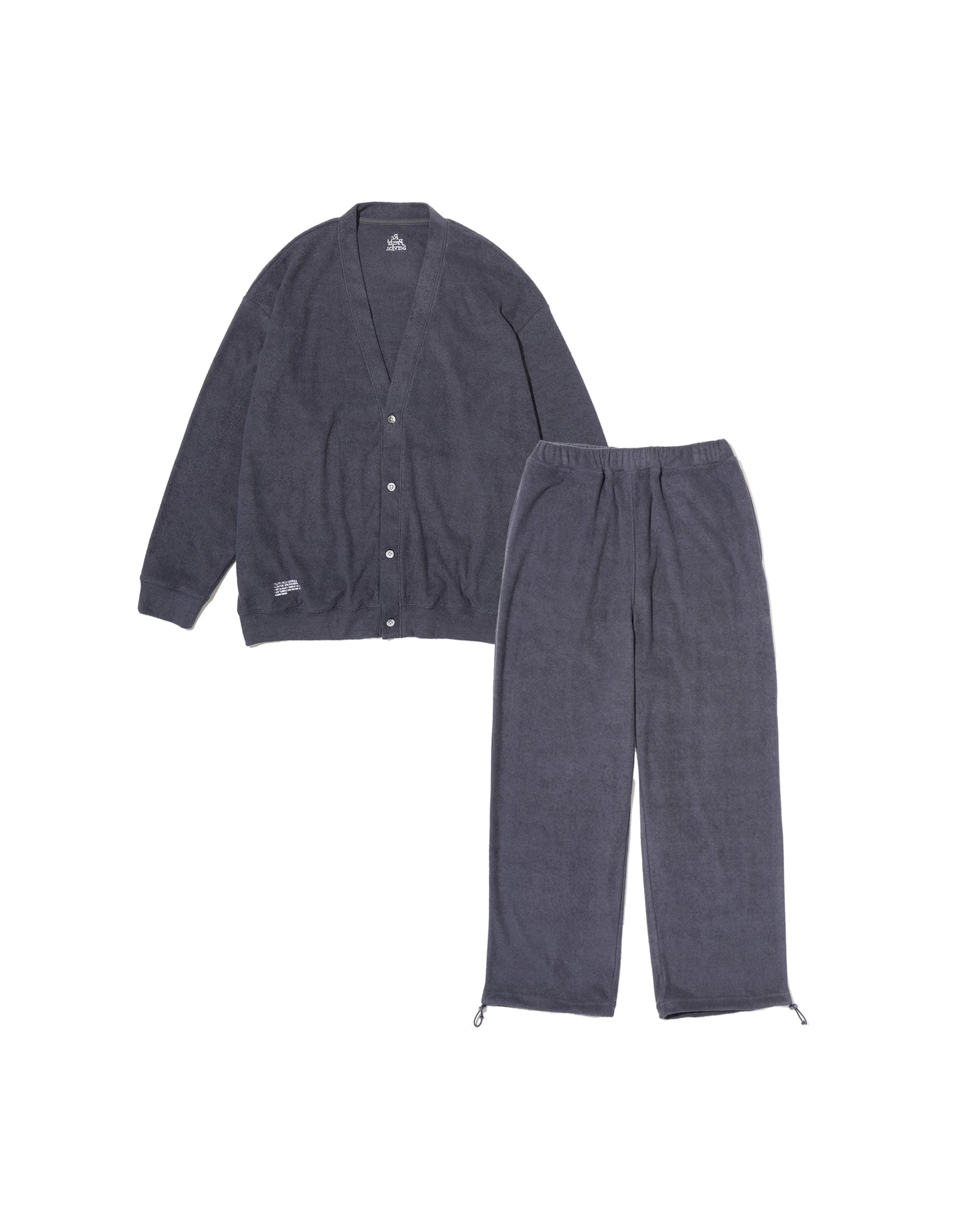 送料無料｜ReFresh!Service.｜UTILITY PILE CARDIGAN SET-UP | 眠家