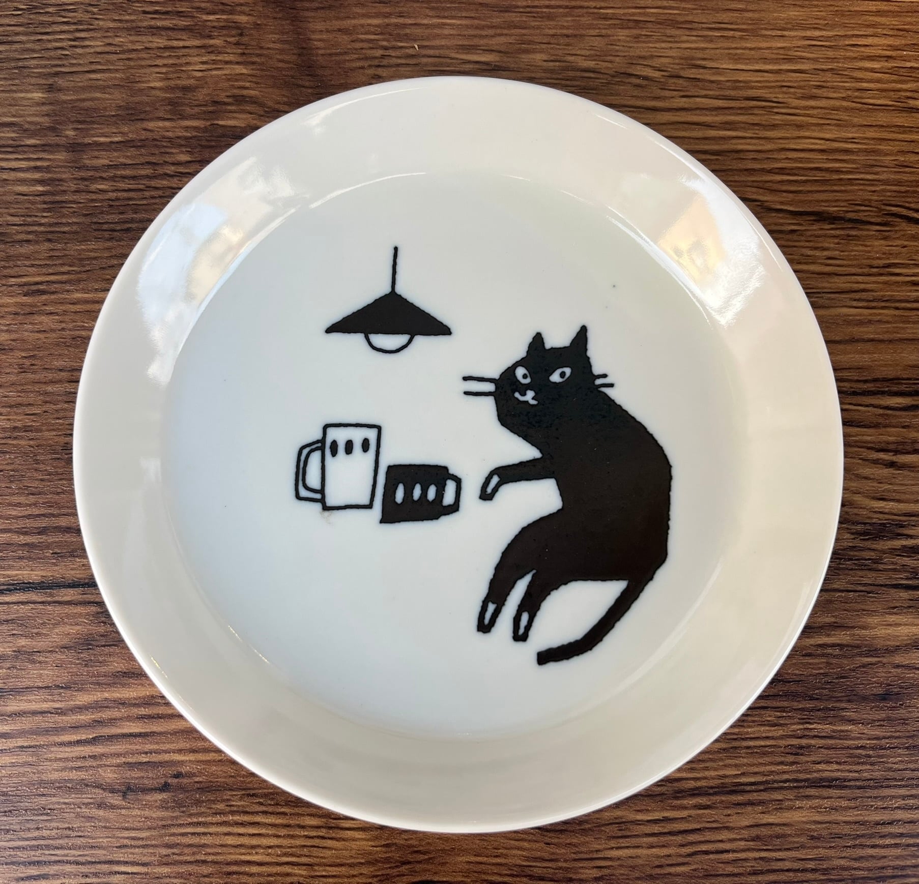 お皿】ねこカフェタイム 14㎝プレート【美濃焼】【日本製】 | 沼ネコストア