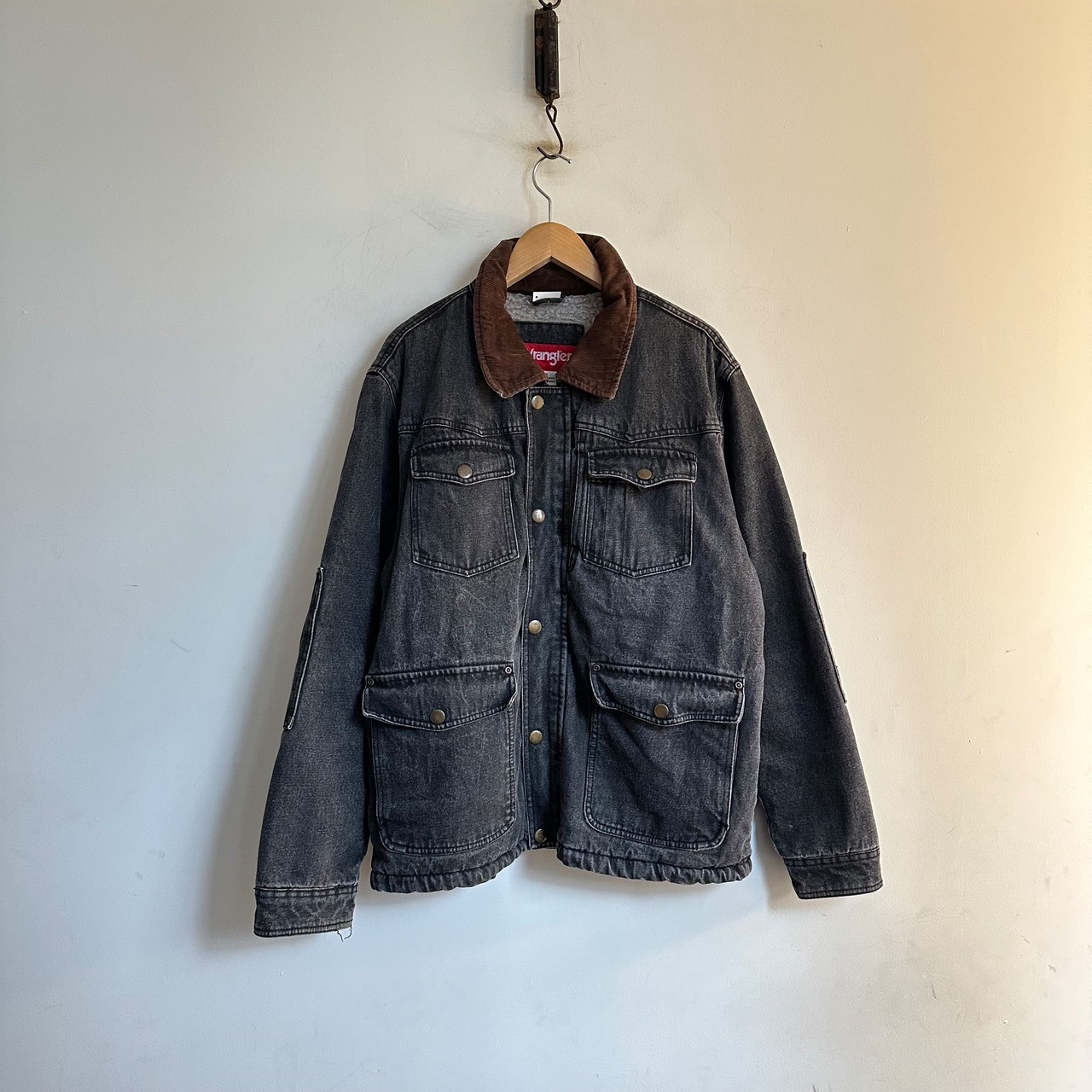 Wrangler ブラックデニムジャケット | mill