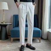 loose straight drape pants 00340