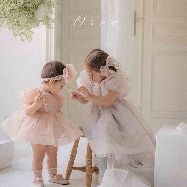 【1/27〆予約】<OREN>  Serena pintuck organza suit