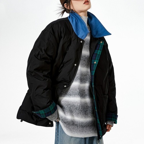 quilted collared jacket　10865
