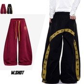 VINTAGE ストリート グラフィック カーブスウェットパンツ P465