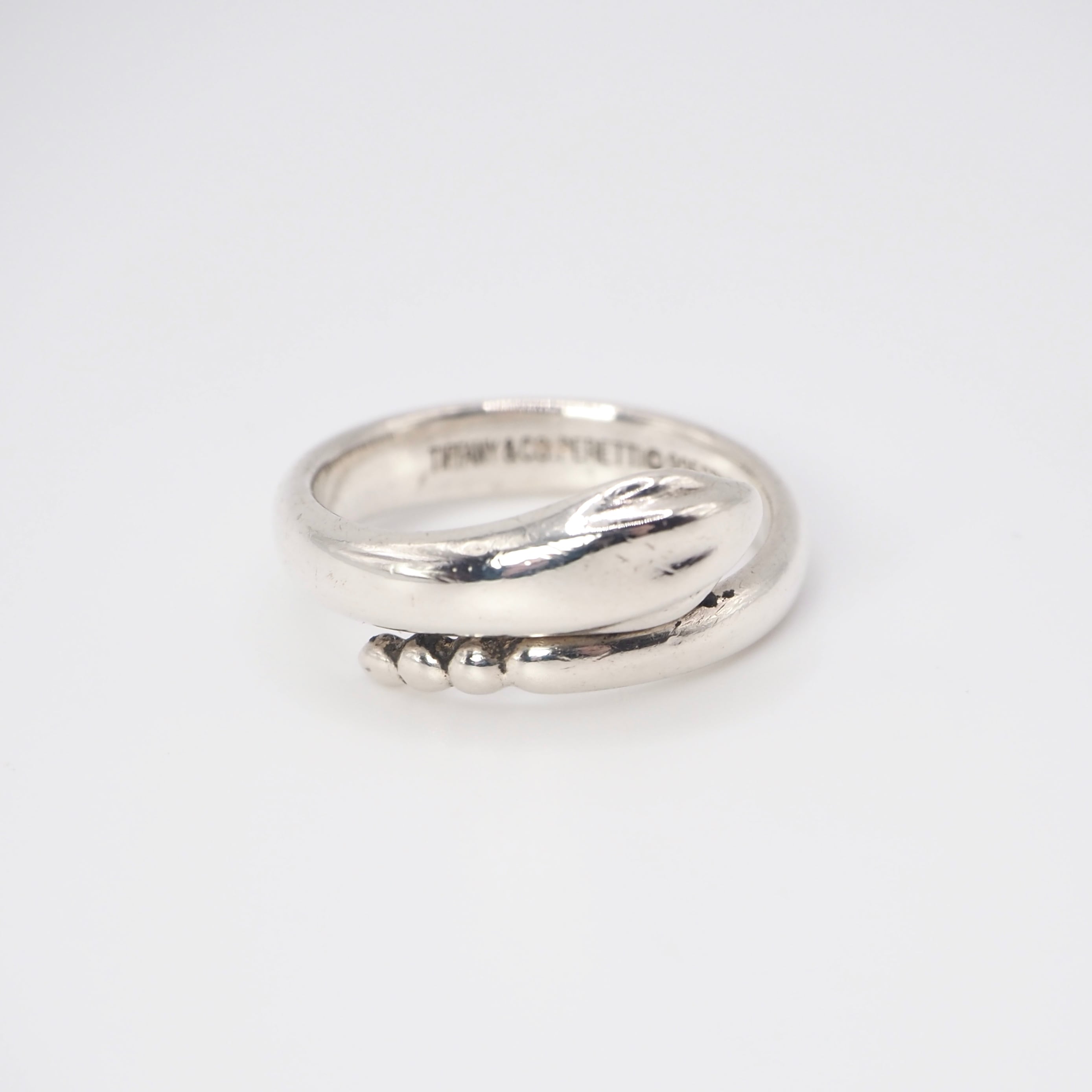 Tiffany&Co. 約8号 スネーク エルサペレッティ リング シルバー925