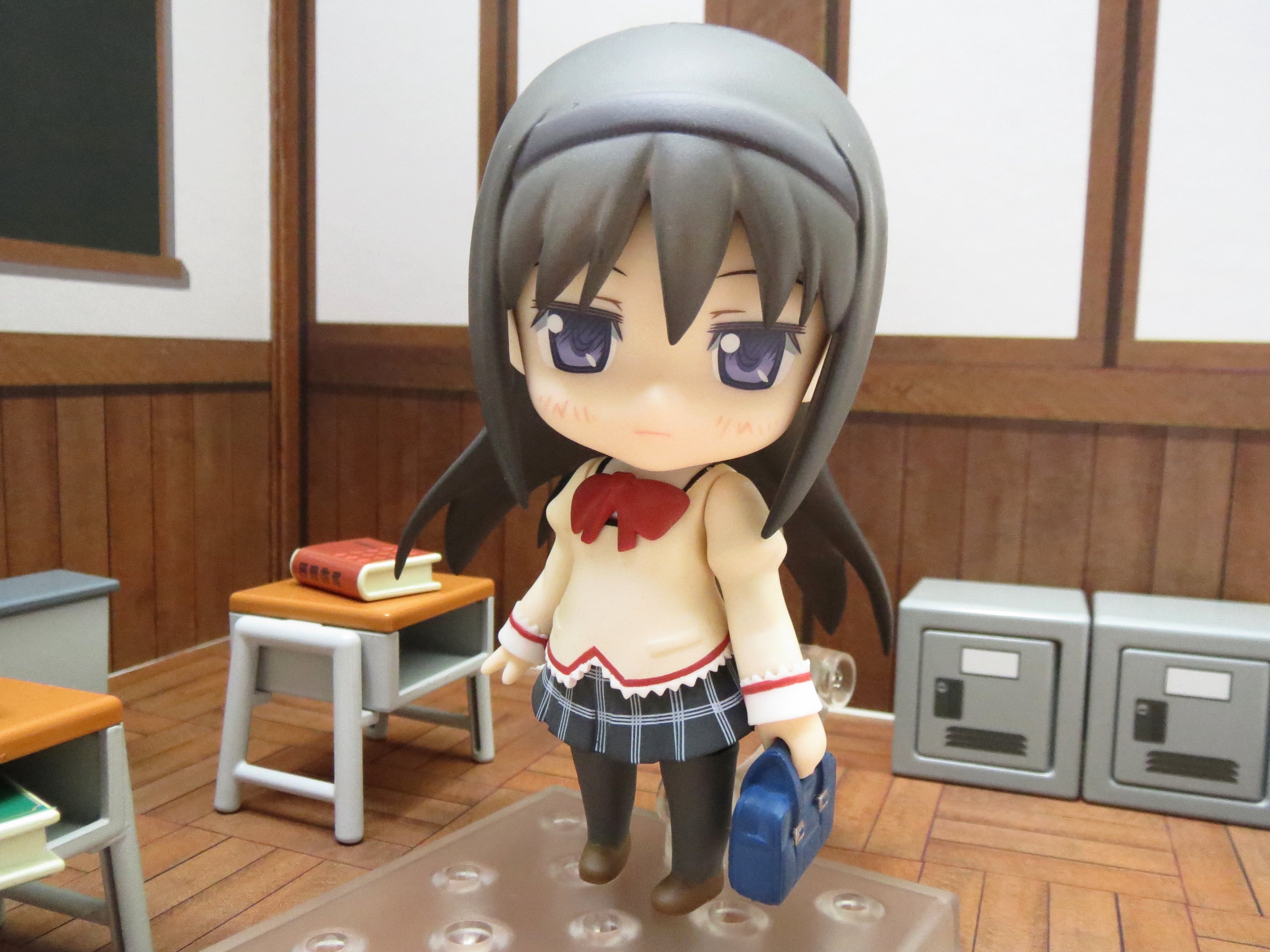 再入荷【208】 暁美ほむら 制服Ver. 顔パーツ 普通 ねんどろいど