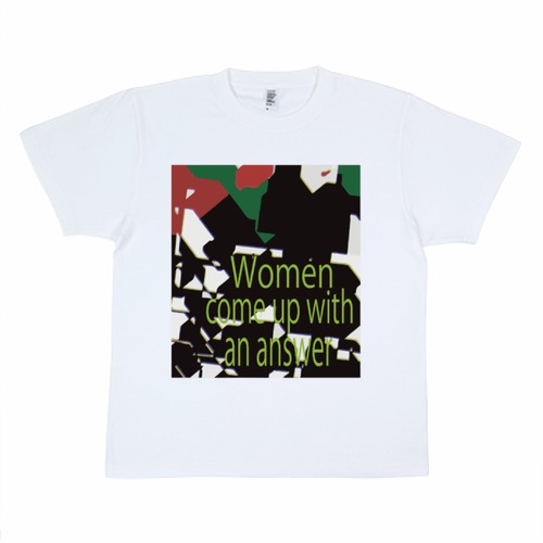 女性は答えを思い付く 03 tシャツ