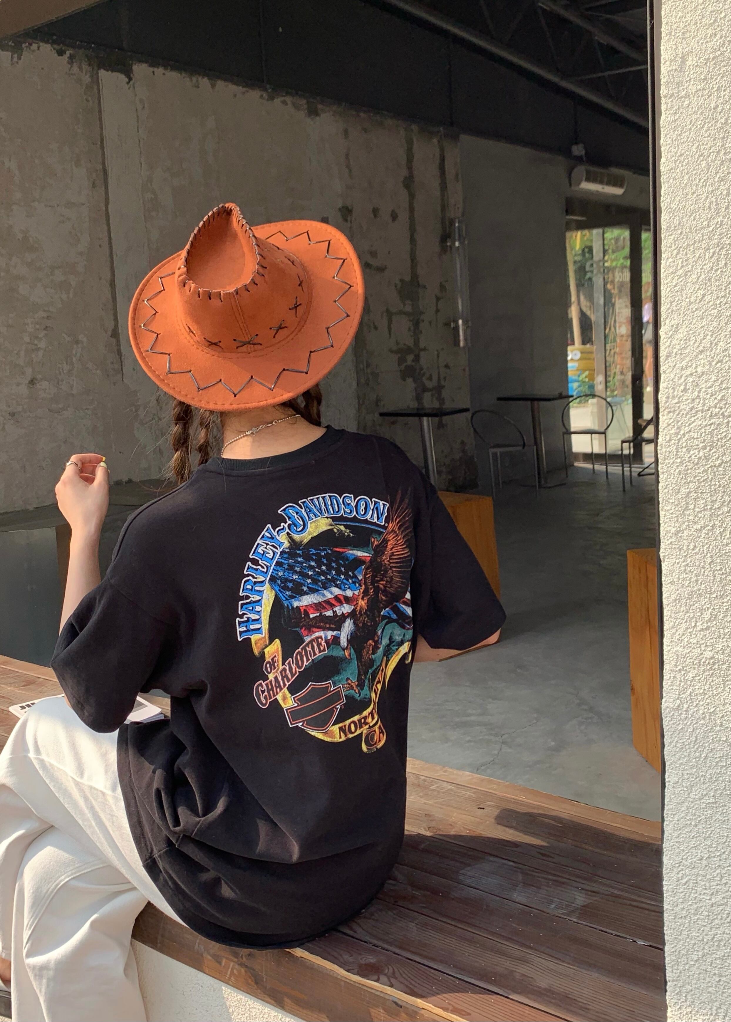 スタンダードプリントTシャツ シャツ サマー薄手スタイルルーズ レトロ かわいい 夏物 ブラックストロベリース6467858031