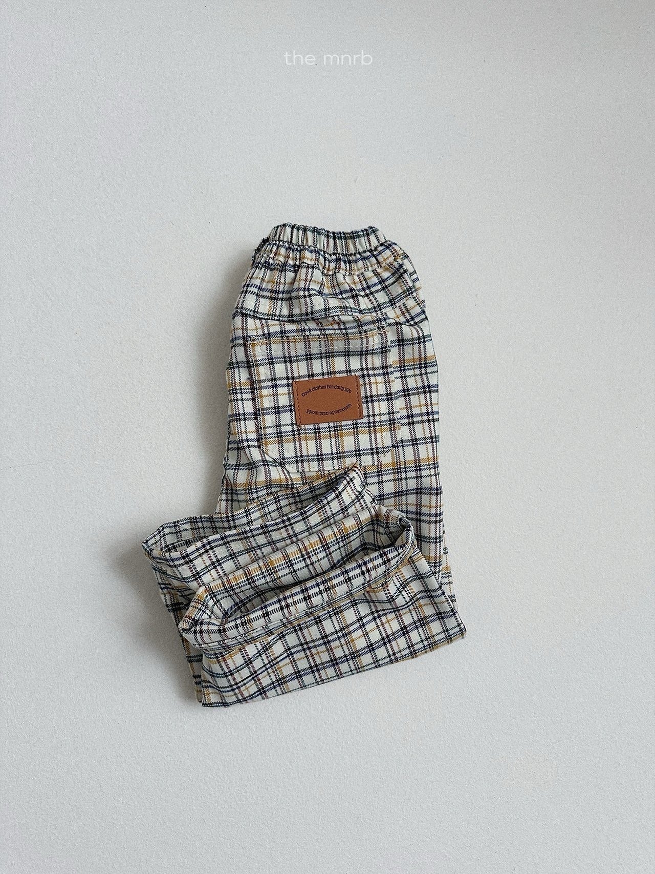 送料無料【予約】/ アダルチェックパンツ / minirobe