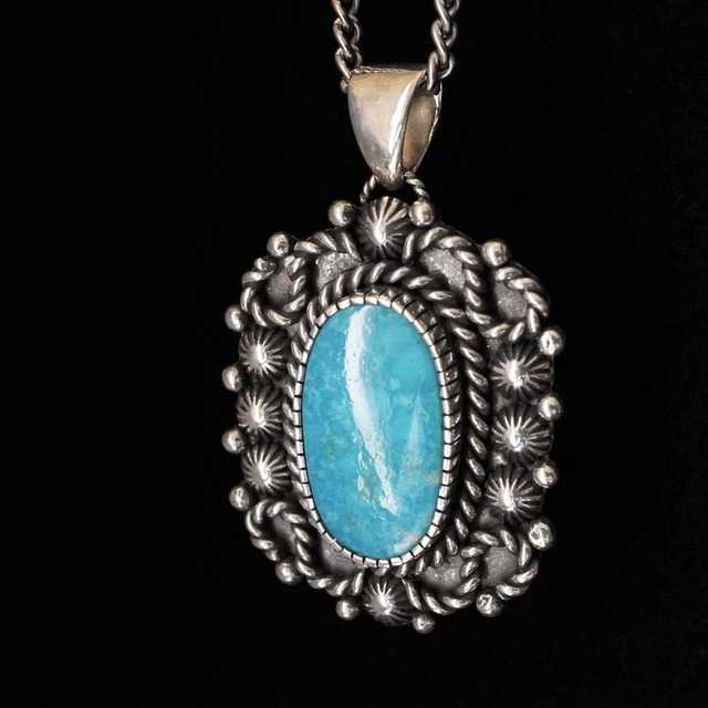 『一点物』”Arizona Turquoise” Pendant