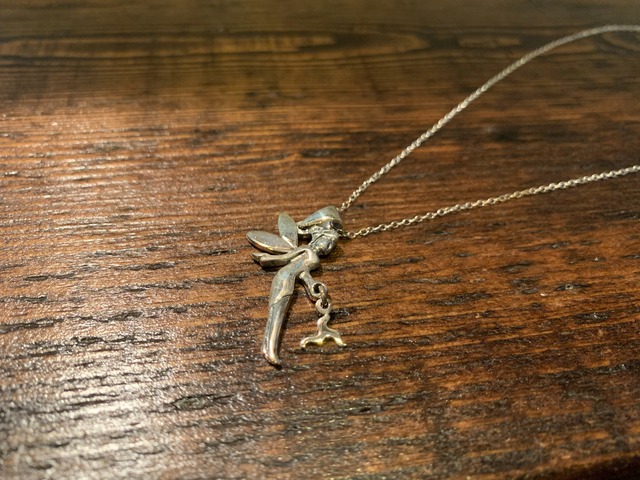 MANX FAIRY/3LEGS PENDANT WITH SILVER TRACE CHAIN