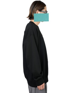 ssstein × UMBRO "HIGH GAUGE COTTON SWEAT LS〔BLACK〕"