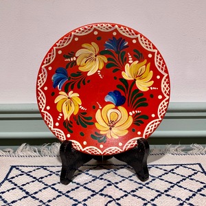 ハンガリー  フラワー柄の飾り皿 B