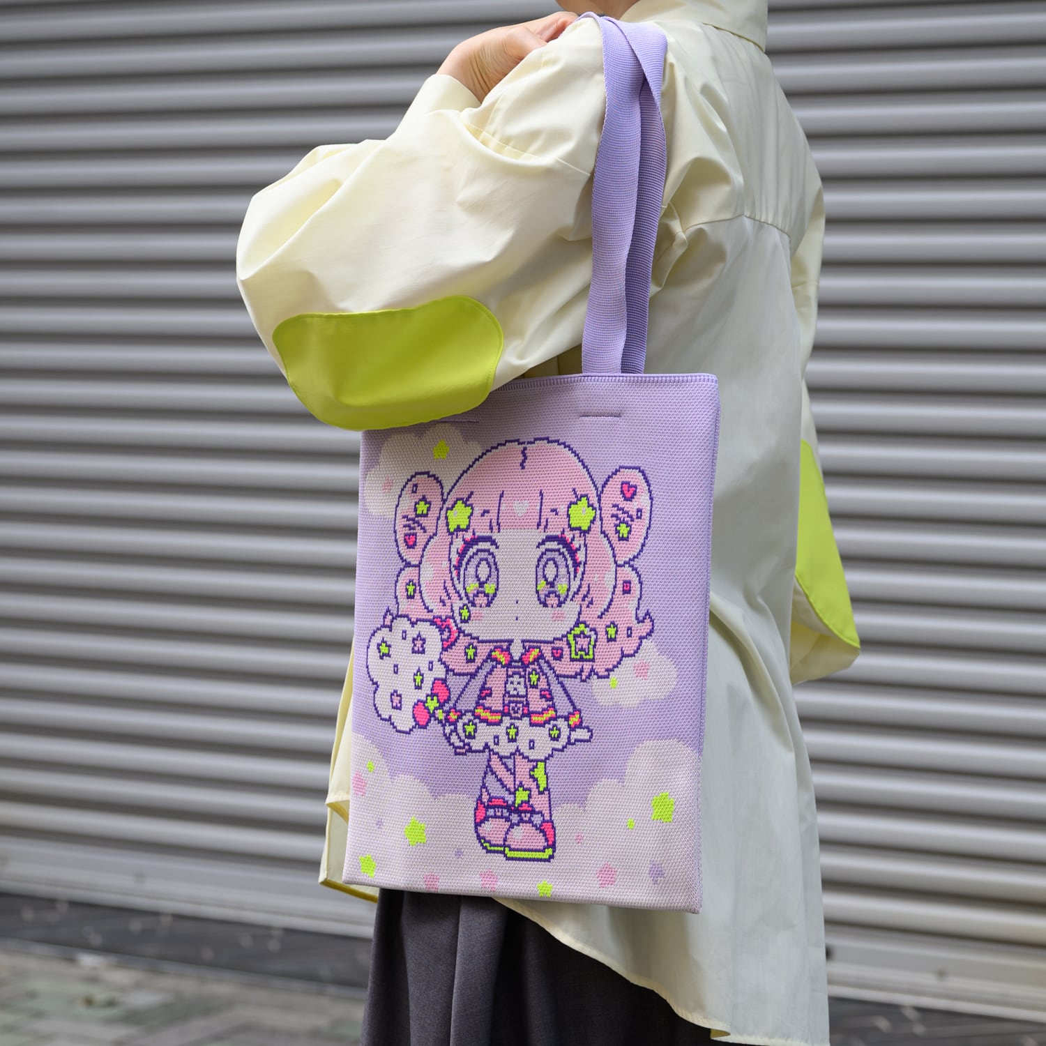 mog ニットトートバッグA（ふわちゃん） | TOKYO PiXEL. shop & gallery