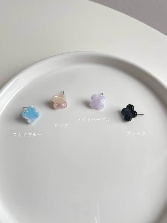 (即納) Fil. / Petit flower earring |4color