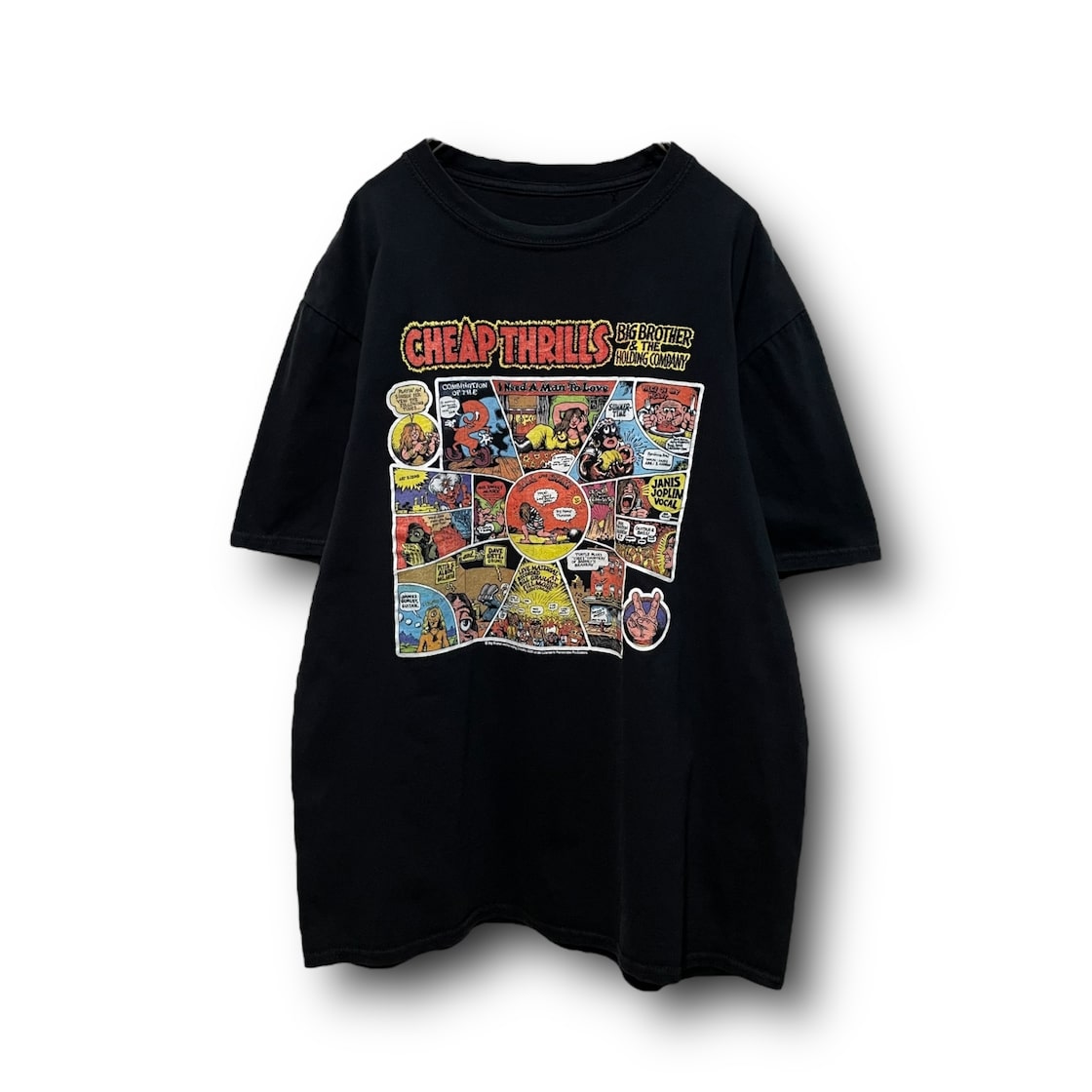 BIG BROTHER THE HOLDING COMPANY” Band Print Tee「CHEAP THRILLS
