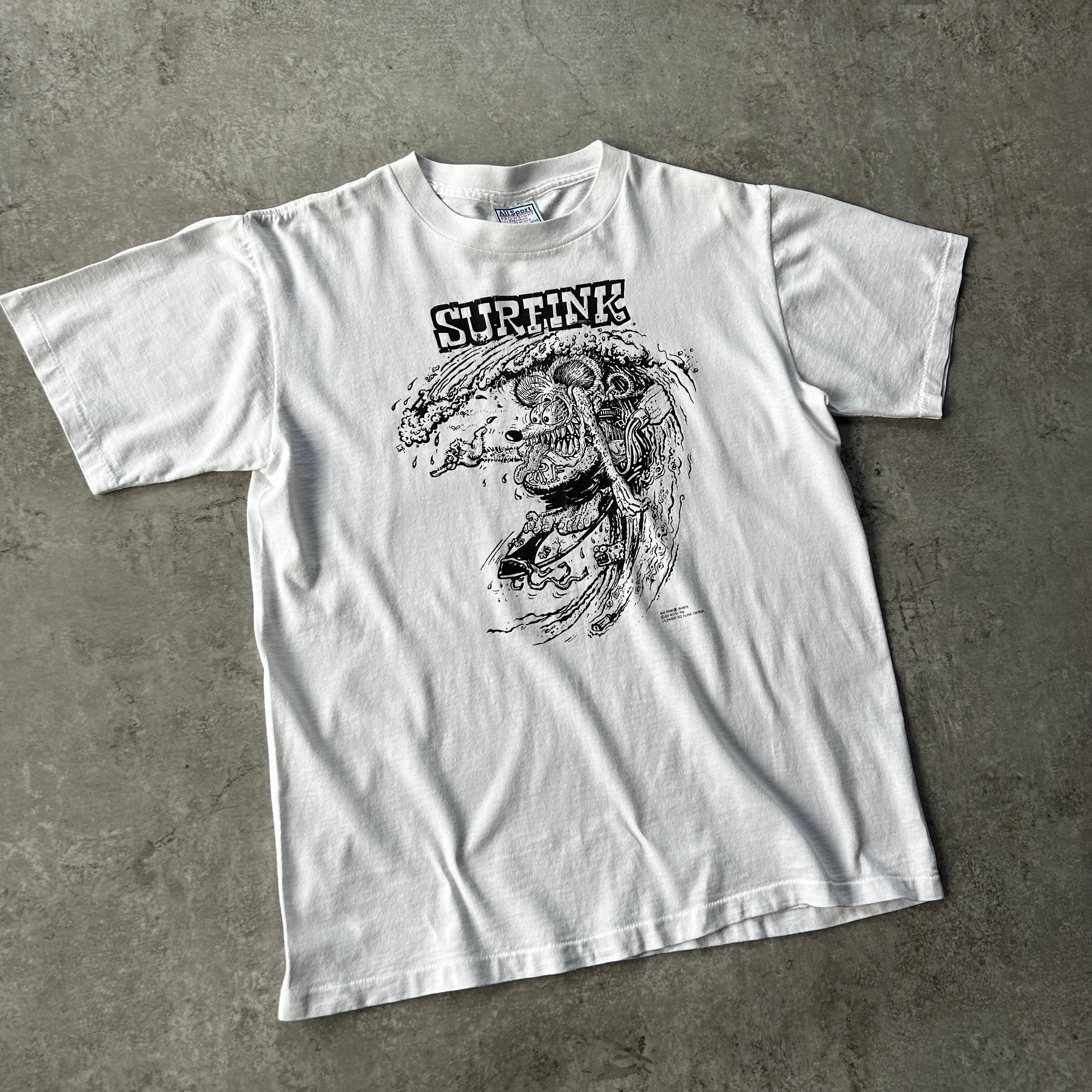 90s ratfink エドロス tシャツ 90s RAT FINK tシャツ USA製 ホワイト M エドロス | 東京準備室
