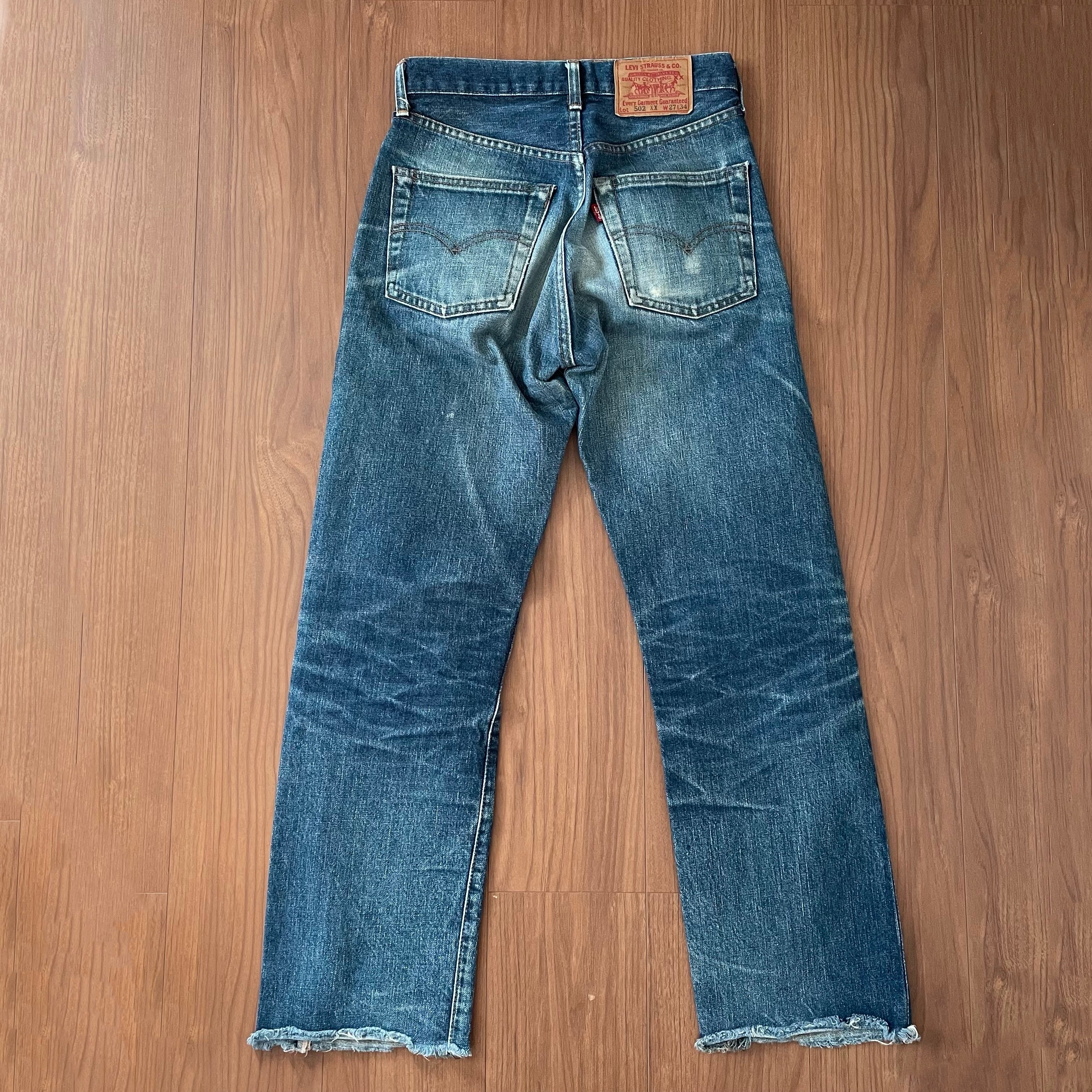 90s LEVI’S 502XX 復刻 日本製 赤耳 ビッグE TALON