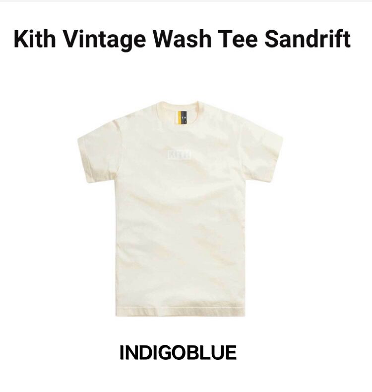 2022SS最新 人気ブランド KITH ヴィンテージ ロゴ T-SHIRT 白 Mサイズ ...