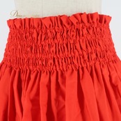 フラダンス 衣装 パウスカート レッド系 スカート セット シングル 無地 ワンカラー シンプル かわいい 華やか 鮮やか 明るい ハワイアン アロハ フラ ダンス レッスン 練習 赤 スカートセット ダンス衣装 鮮やかレッド レディース カジュアル フェス