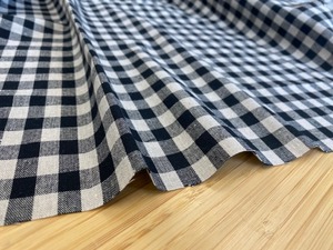 KIZ-004  生地巾140㎝　コットンリネンギンガムチェック