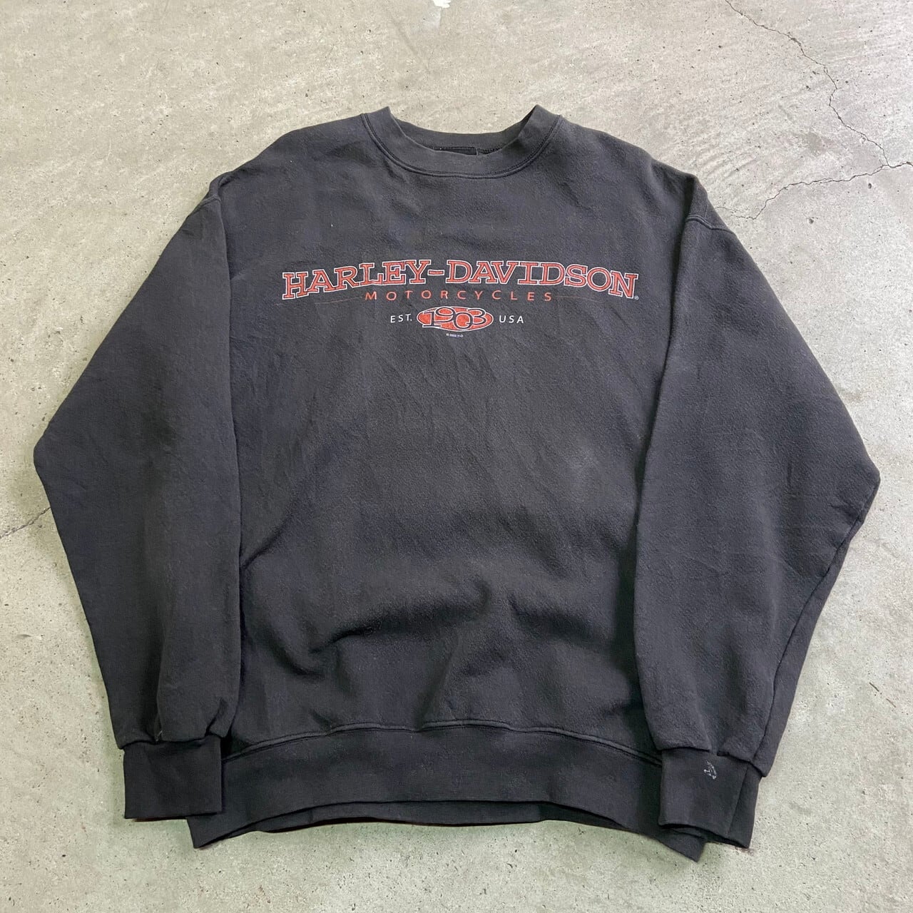 00年代 Harley-Davidson ハーレーダビッドソン フロントロゴ 両面