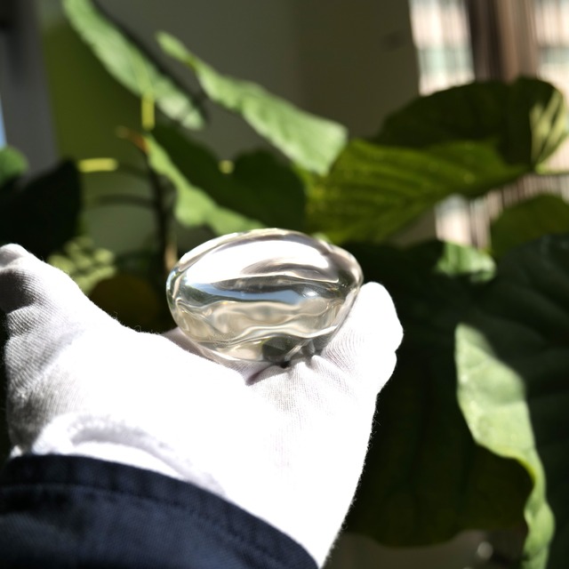 【太陽意識とレムリア叡智を統合する覚醒の水晶】レムリアンシードクリスタル（シトリン）タンブル G1_4