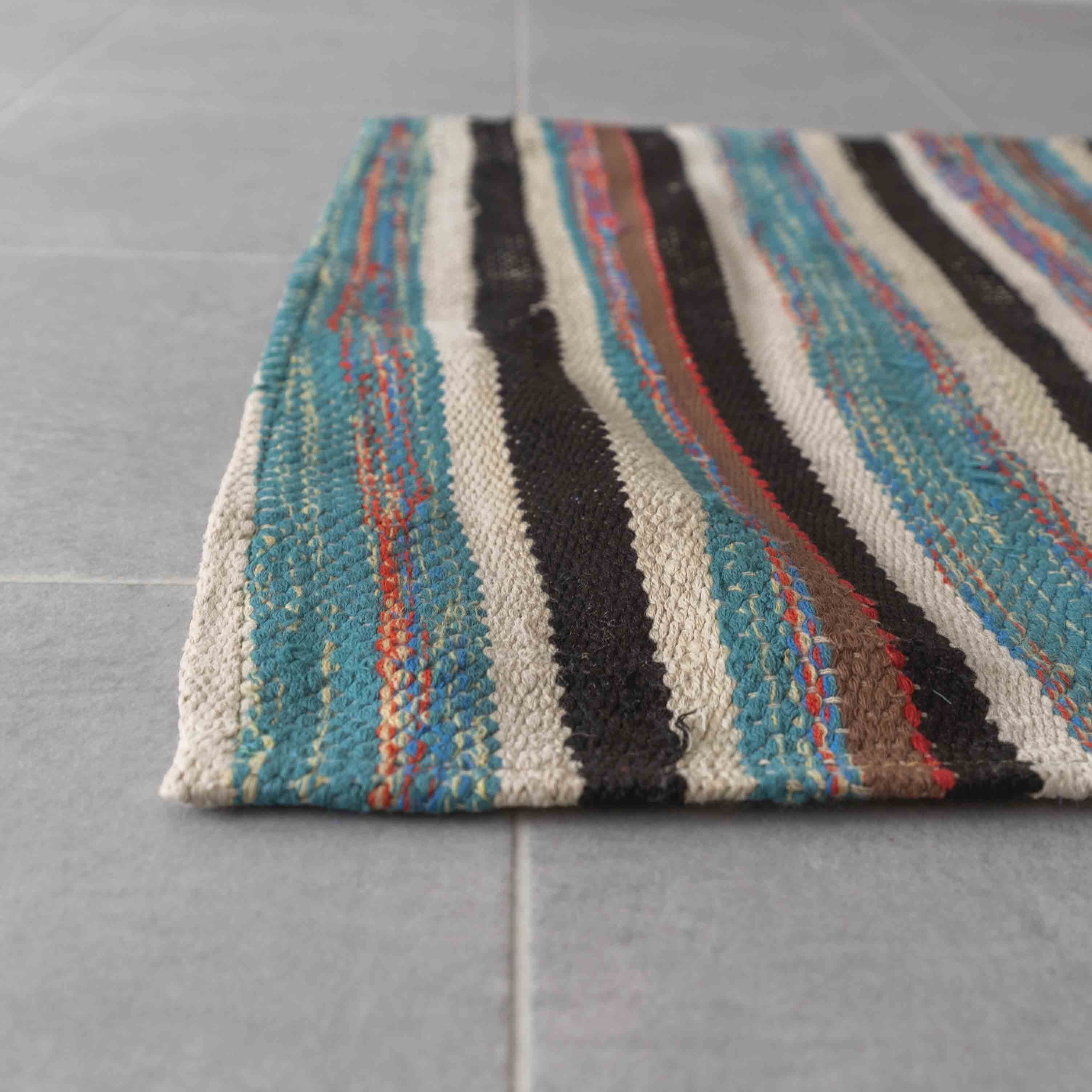 Vintage】ハイク・ラグマット マルチストライプ 