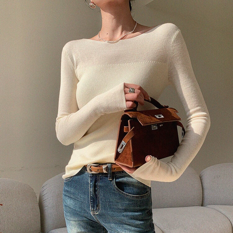 バスト切り替え リブニット H11065