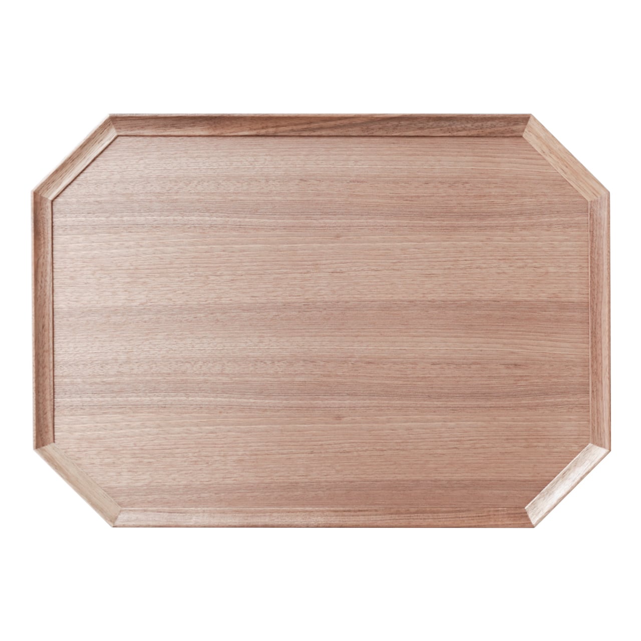 八角トレー・横長 / クルミ