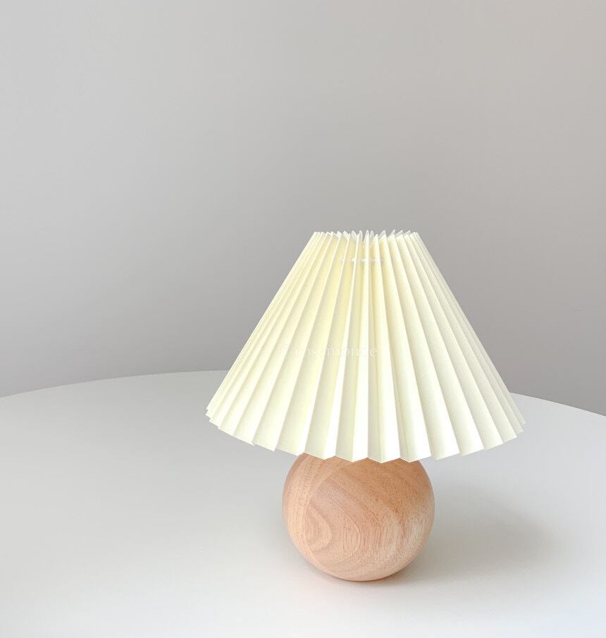 特価・送料無料】wood pleats shade lamp / ウッド プリーツ ライト