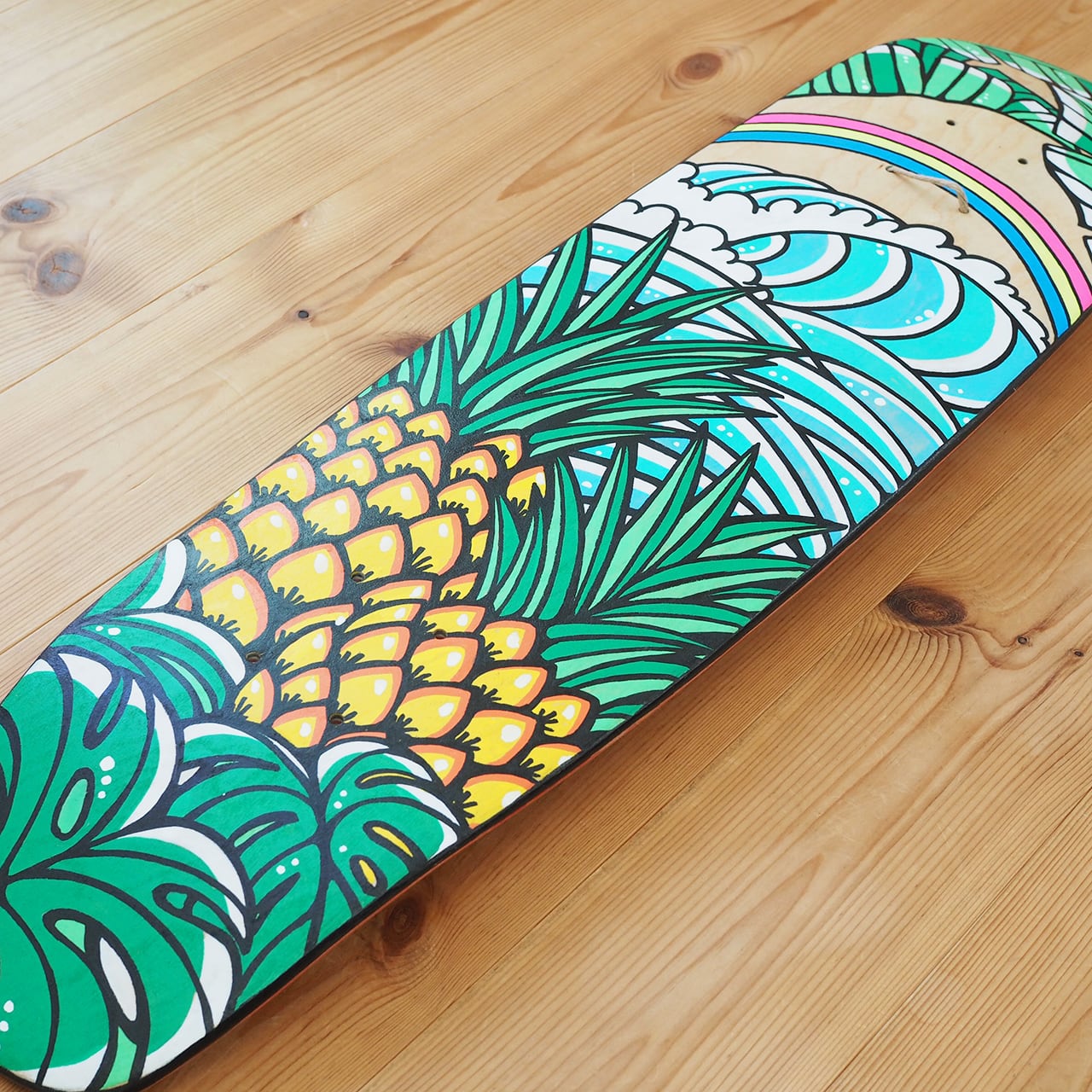 Skateboard Deck（Pineapple Rainbow） | TAMO ART GALLERY