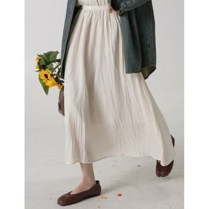 line tencel skirt