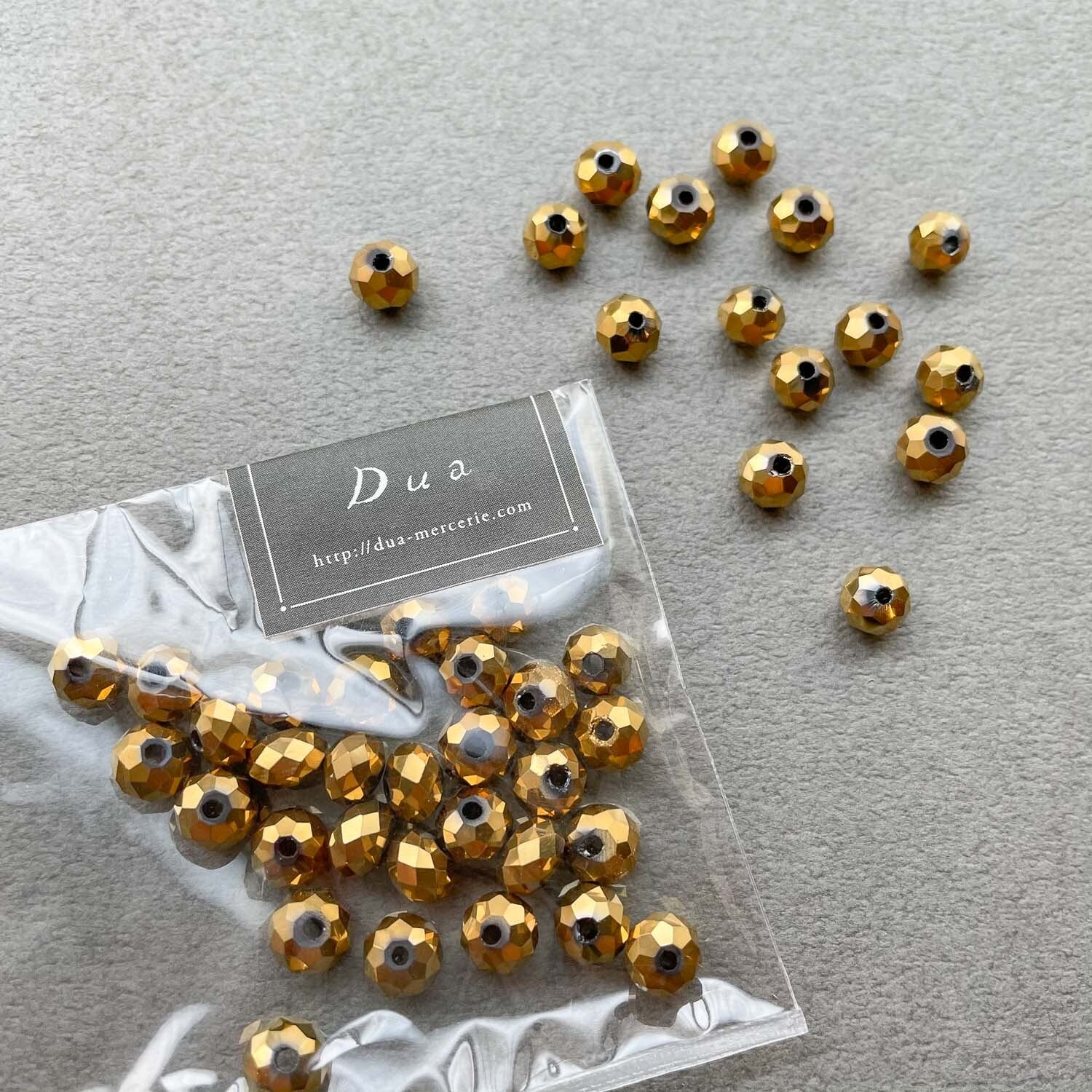 再入荷〉メタリックカット入りビーズパック（30p） | Dua-アクセサリー