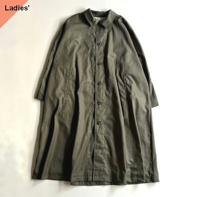 sasanqua by trees サーキュラーコート Circular Coat　（Khaki）