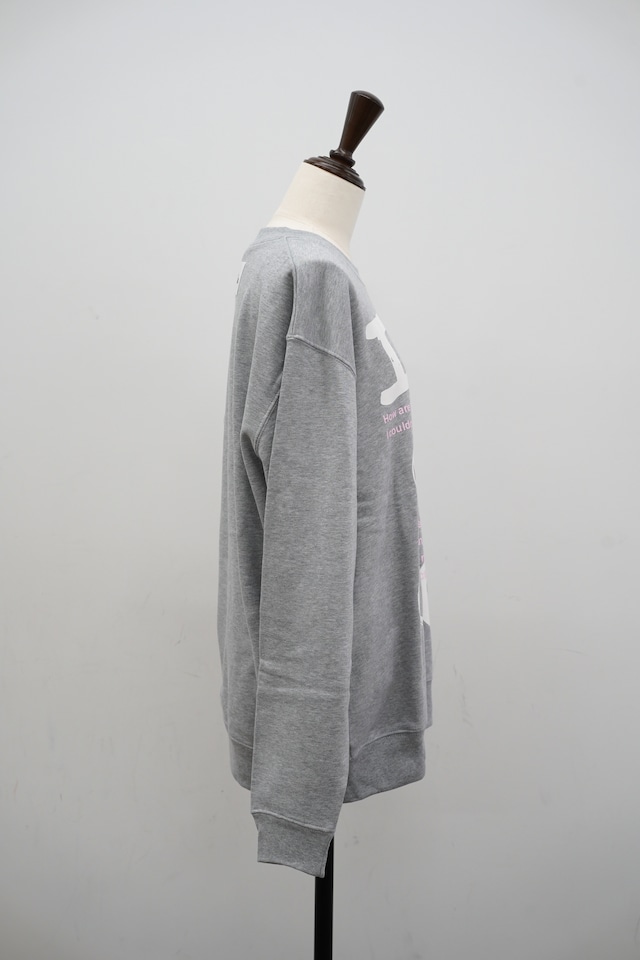 I’M SOSO TEGAKI PRINT SWEAT