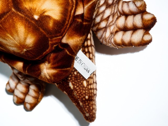 Giant turtle plush toy
