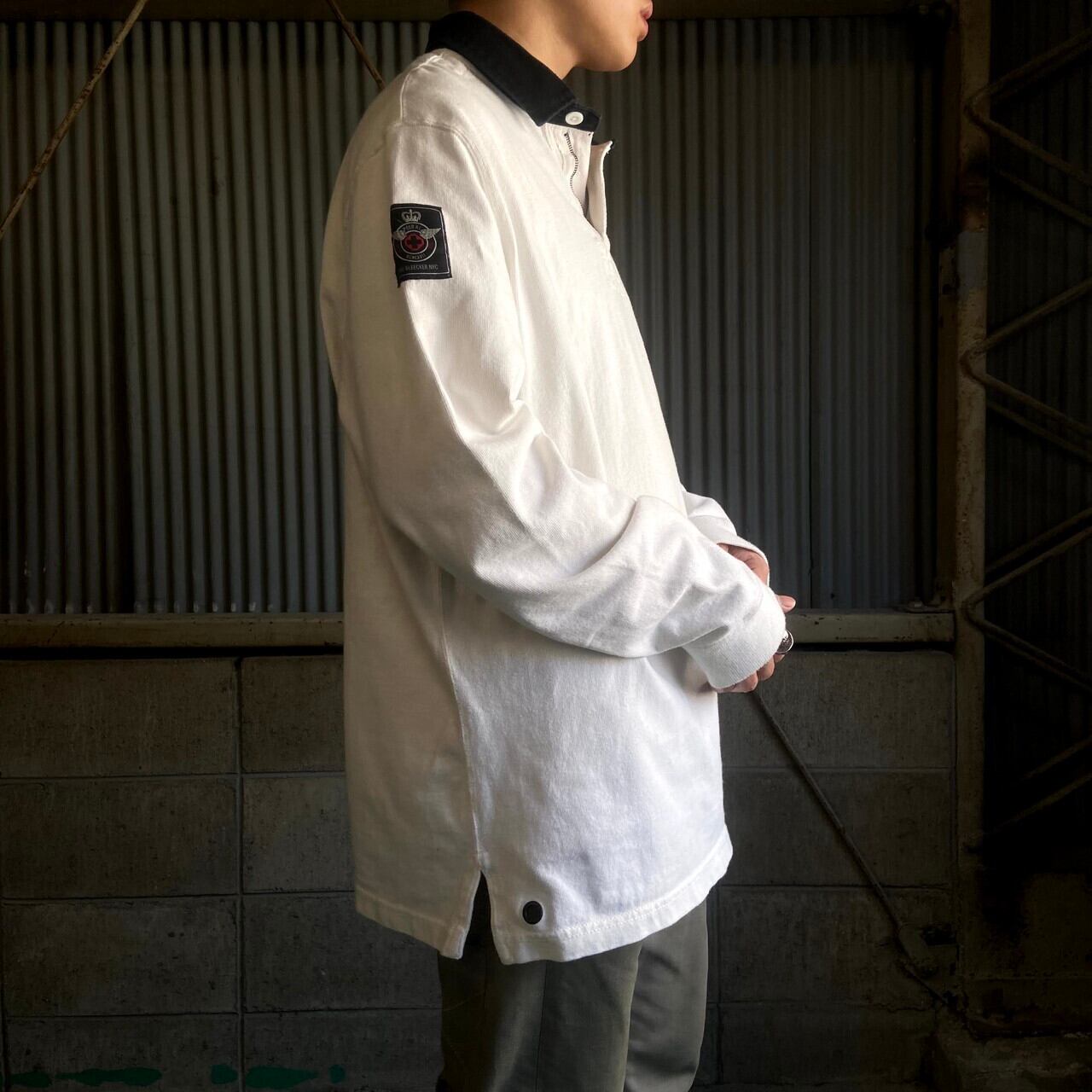 ポロバイラルフローレン 長袖 ラガーシャツ メンズXL 古着 Polo by