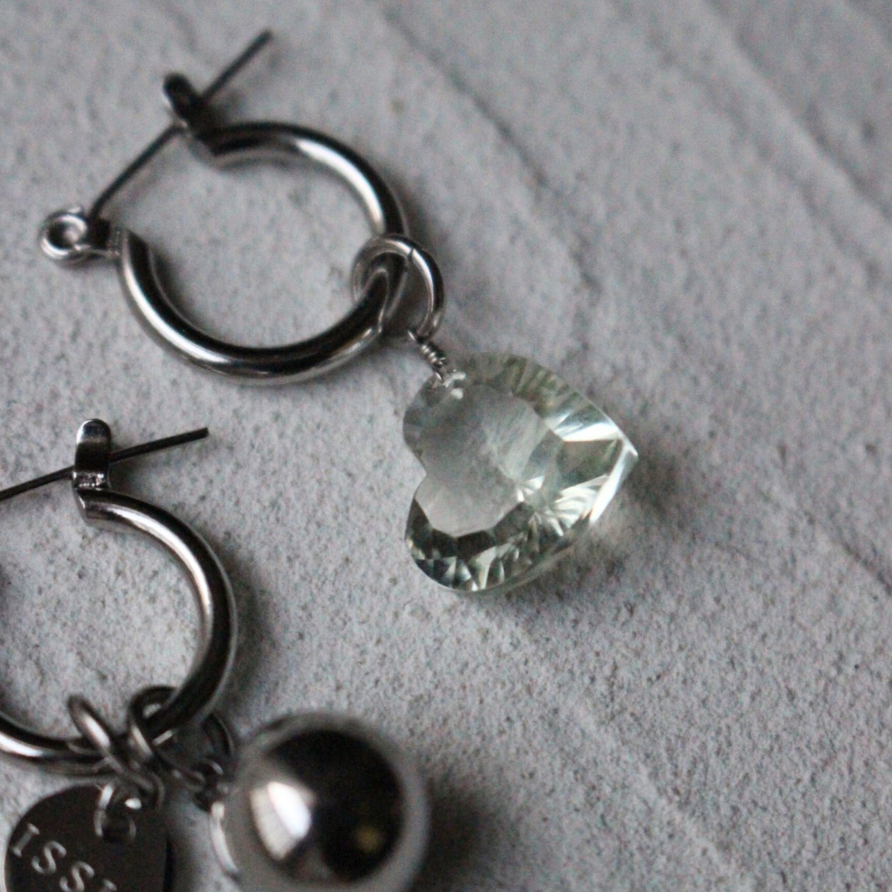 green amethyst（heart）× ball
