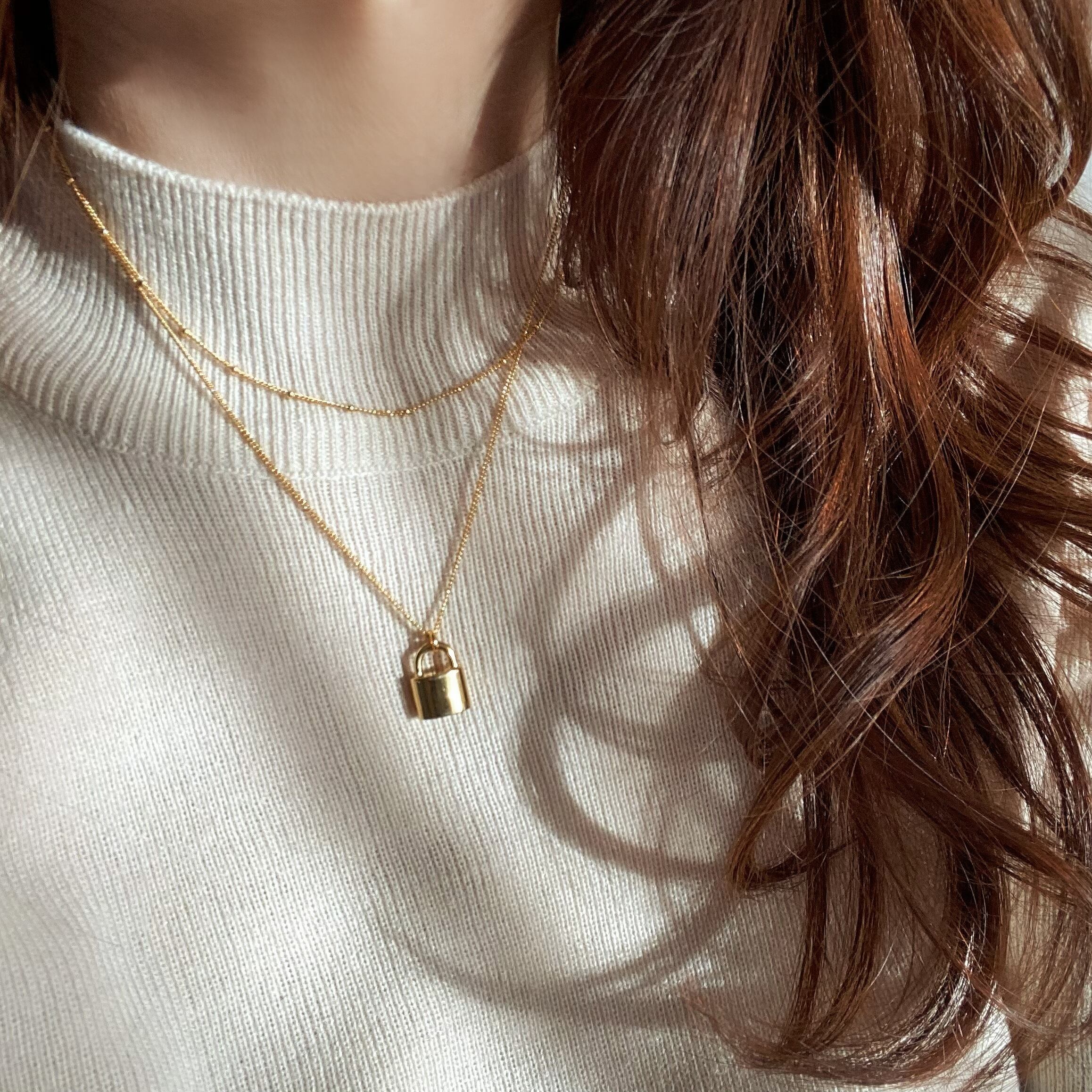 Padlock Necklace NG20008