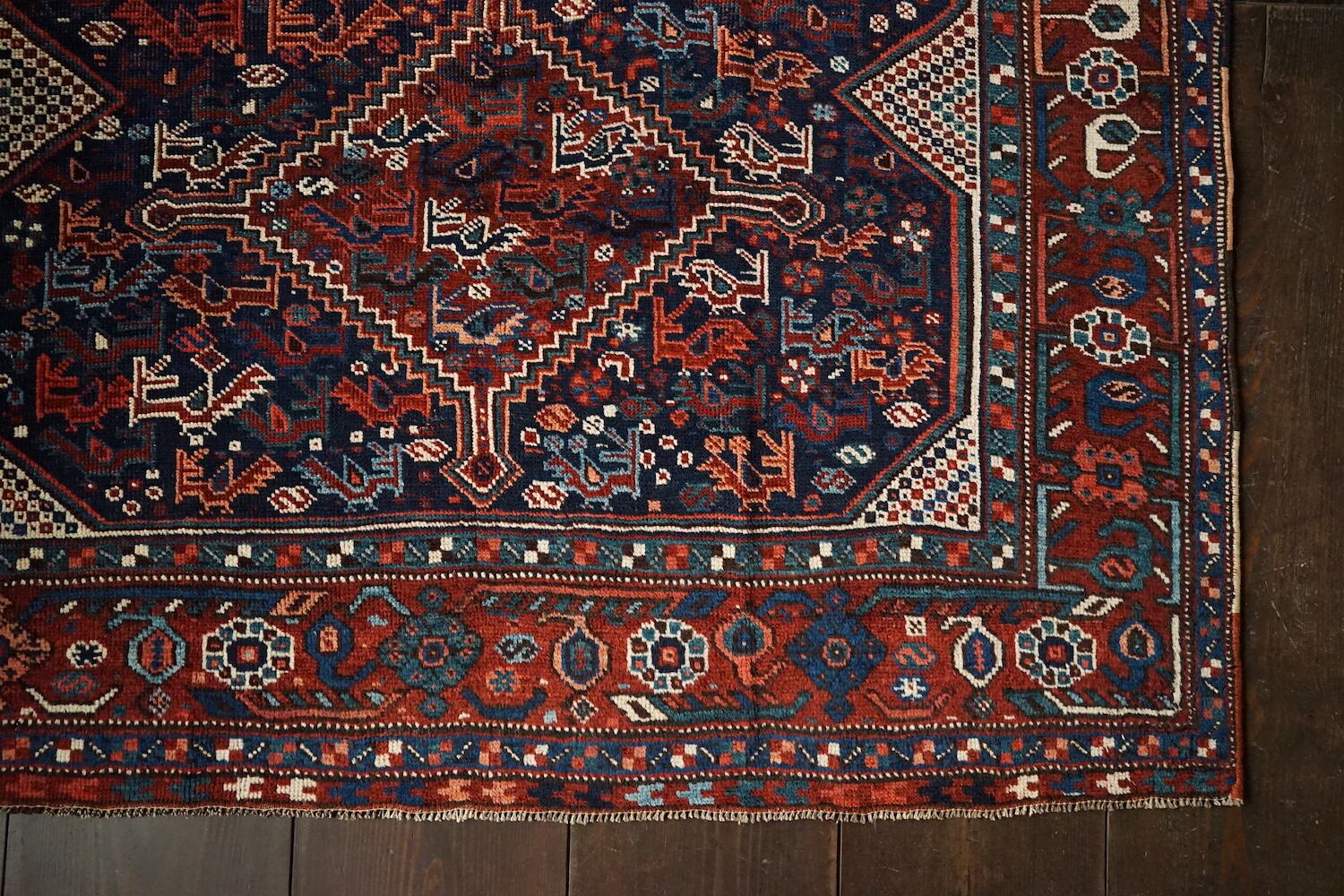 【TB37】チキンラグと呼ばれるペルシャの宝|アンティークハムセ