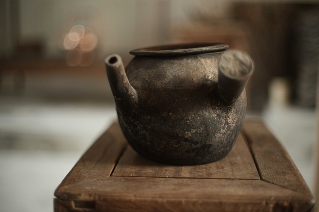 アンティーク湯沸かし・石湾窯