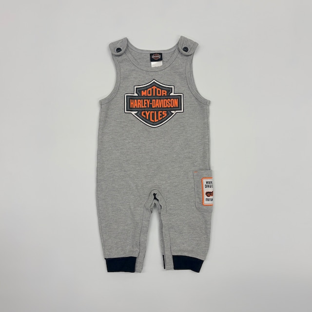 【6-9M】Harley-Davidson Baby sleeveless rompers ハーレーダビッドゾン ベビーロンパース