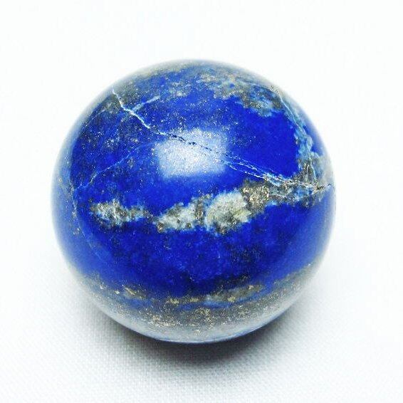 ラピスラズリ スフィア 丸玉 34mm 原石 置物 一点物 141-5305
