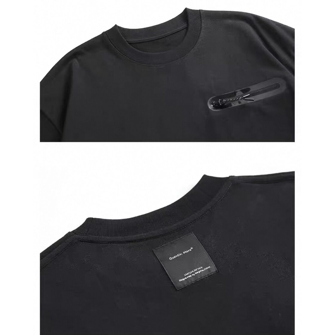 Zip pocket oversized tee 0552 | PAY ID